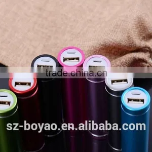 2016 Factory Price Cylinder Shape Power Bank,portable Power Bank With LED Light thumbnail-3