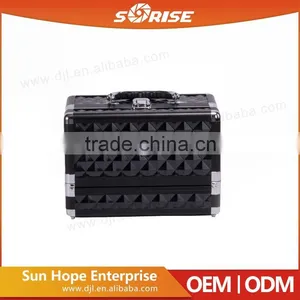 High Quality Lovely Aluminum Makeup Vanity Box With Lock thumbnail-6
