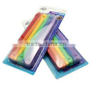 Custom Printed Logo Hook and Loop Cable Ties, Nylon Hook and Loop Cable Ties, High Quality Hook and Loop Cable Ties thumbnail-5