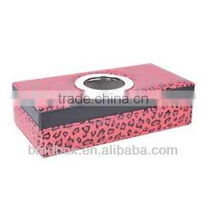 Rectangular Leatherette Decorative Tissue Box Cover thumbnail-1