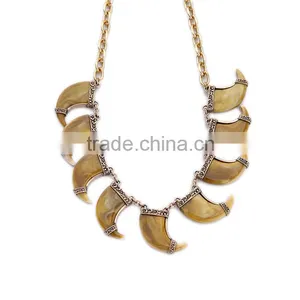 Cheap Wholesale Jewelry 2016 Latest Design Resin Pendant Necklace Multiple Pendants Necklace thumbnail-3