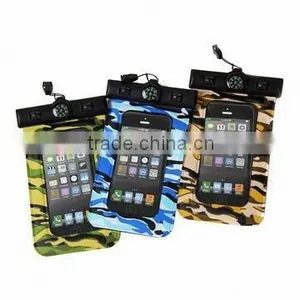 Outdoor Waterproof Sports Bag for IPhone5/5S, With 100% Water/Sand/Dust/Mud-resistant Dry Pounch, Mobile Phone Bag for Outdoor thumbnail-1
