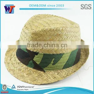 Hollow Out Panama Women Foldable Straw Hat thumbnail-1
