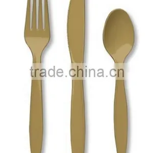 China Wholesale Good Quality Colourful Plastic Cutlery Set/ Nice Cutlery Sets thumbnail-3