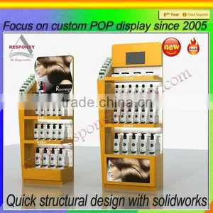 Single Side Pop up Floor Customize Accessory Display Shelf Used in Supermarket thumbnail-4
