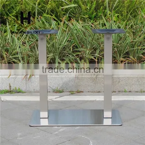 4 People Stainless Steel Table Leg Stainless Steel Chassis Restaurant Table Frame Coffee Room Leisure Clubs Legs thumbnail-1