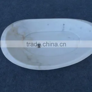 Guangxi White Marble Vessel Sink thumbnail-4