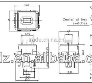 ac Socket and Rocker Switch,5.5*2.1mm dc Female dc Connector for 12V dc Connector Jack thumbnail-5