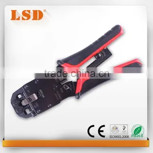 Hand Tools Supplier CAT5 Rj45 Rj11 Rj12 Wire Lan Network Cable Crimping Tool Strip Crimp Pc Network Tool 10p/8p/6p/4p thumbnail-1
