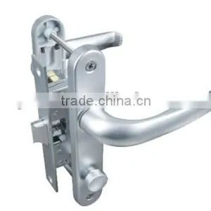 Door Locks and Handles Aluminum Alloy Casement Door Lock Set Lock Door Security Door Handle Lock thumbnail-1
