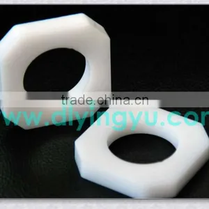 Square Flat White Custom Design Bushes IN POM From China Manufacture thumbnail-1