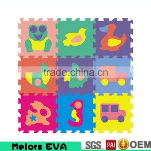 Melors Cartoon Portable Colorful Vivid Pattern Practic Playground Eva Foam Play Mat for Crawling Assembled Supplier thumbnail-4