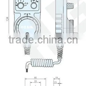 TM1469 Incremental Rotary Handwheel Encoder thumbnail-2