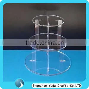 Professional Manufacturer Acrylic Desk Counter Tabletop Cup Cake Display Stand Rack Holder Wholesale Price thumbnail-1