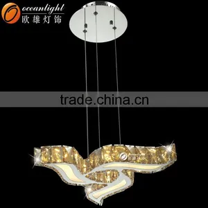 Yellow Light Pendant Light Stars Bright Pendant Lamp LED Crystal Pendant Lights OM9029-2W thumbnail-5