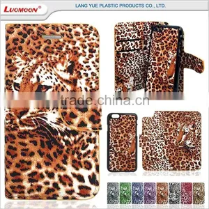 Luomoon New Separable Style Luxury Leopard Pattern Leather Flip Cover Case for Xiaomi Redmi Note 3 Mi5 thumbnail-1