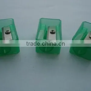 Best Sale Promotional Cheap Transparent Color Plastic Pencil Sharpeners thumbnail-2