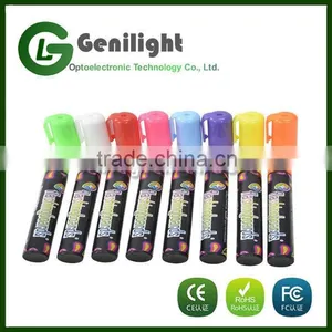 RAINBOW CHALK LIQUID CHALK PENS 15MM LARGE WET WIPE MARKERS thumbnail-1