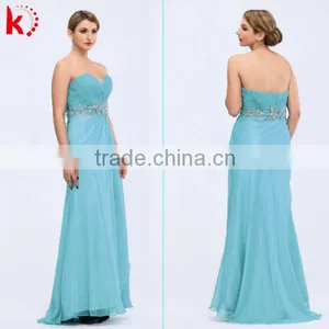 Sexy Formal Chiffon off Shoulder Bead Evening Dresses China thumbnail-1