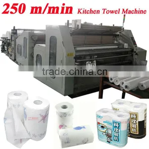 Economical Lamination High Speed Automatic Toilet Paper Kitchen Paper Towel Making Machine thumbnail-1