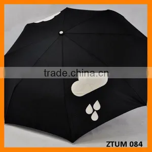 Fashion Water Discoloration Triple Folding Umbrella thumbnail-1