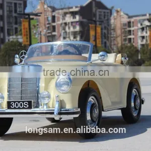 Kids Toy Car Old Classic Mercedes Licensed Ride On thumbnail-2