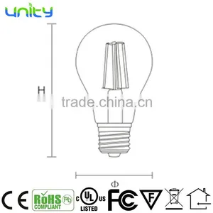 China Energy Saving Filament Photocell LED Bulb Light thumbnail-2