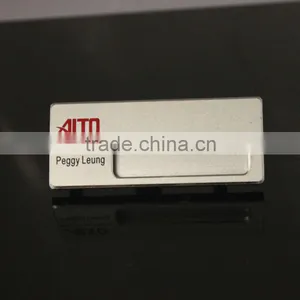 Aluminum Alloy Pin Name Badges,reusable Staff Name Tags thumbnail-2