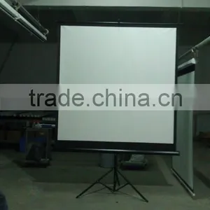 100" 4:3 Tripod Screen Portable Projection Screen thumbnail-1