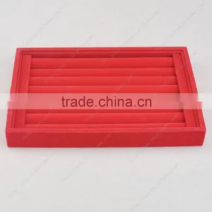 Red New Design Display Velvet Jewely Ring Box thumbnail-2