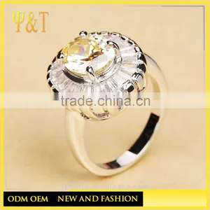 Jingli Jewelry Pave Setting Wedding Ring (YJ-852) thumbnail-2