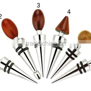 Heavy Duty Zinc Alloy Material Crystal Wine Stopper Wine Bottle Stopper thumbnail-3