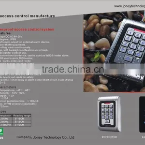 Metal Hosing, Vandal-proof and Keypad With Back Light Rfid Card Elevator Access Control System thumbnail-3