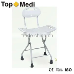 Rehabilitation Therapy Supplies Topmedi TBB790B Good Quality Bath Bench Series Barhroom Shower Chair for Disabled People thumbnail-1