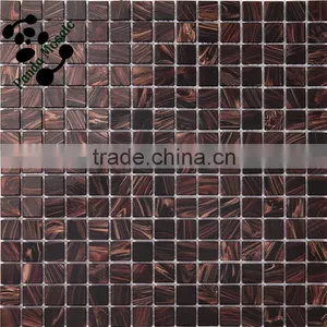 SMH06 Kitchen Wall Tiling Beautiful Mosaic Patterns Gold Line Wall Mosaic thumbnail-3