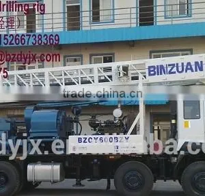 Full Hydraulic Truck Mounted Water Well Drilling Rig 600m thumbnail-1