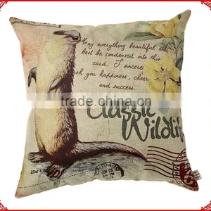 Custom Digital Printing Natural Line Material Washable Pillow Case thumbnail-3