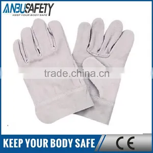 Cow Split Leather Reinforce Palm Full Palm Conbination Gloves thumbnail-1