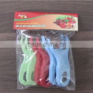 ORIENTAL KITCHEN Knife One-piece Peeler With Black Handle Sharp Kitchen Knives Fruit Tools Health Cooking Tools P17 thumbnail-6
