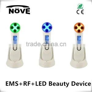 2016 EMS+RF+LED Therapy Good Seller Radio Frequency Skin Health Device for Women Use Facial Toner Machine With Heat Energy thumbnail-2