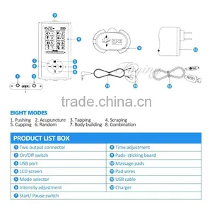 8 Modes Pain Relief Full Body Digital Pulse Impulse Mini Micro Massager thumbnail-3