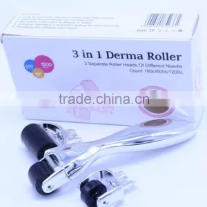 Micro Needle Therapy 3 in 1 Derma Roller With 180/600/1200 Needles thumbnail-6