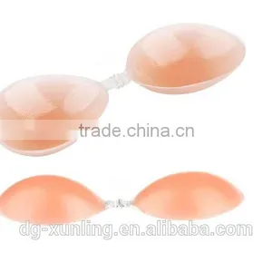 New Arrived Lady's Sexy Stealth Sticky Silicone Bra Adhesive Stick On Gel Push Up Invisible Strapless Backless Bra Silicone thumbnail-5
