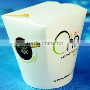 Disposable Take Away Packaging Box , Paper Noodle Box, Recycled Noodle Boxes thumbnail-3