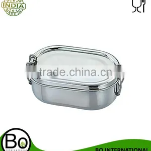 Stainless Steel Capsule Lunch Box160x102x55 mm thumbnail-1