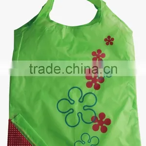 10 Assorted Colors Strawberry Shopping Bag Reusable Foldable ECO Plastic Bags Pouch Shoulder Tote Bag thumbnail-3