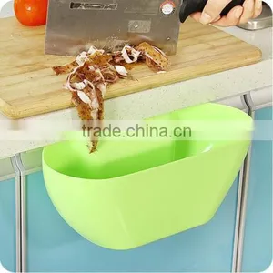 Plastic Kitchen Garbage Bowl,Trash Hanging Holder Bowl,Waste Storage Bin thumbnail-3
