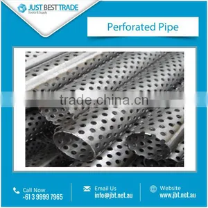 Perfect Finish Perforated Stainless Steel Pipe From Top Ranked Manufacturer thumbnail-1