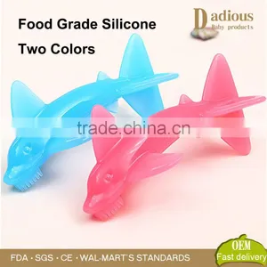 New Design Fruit Shape Silicone Baby Teether With Christmas Gift for Baby thumbnail-4