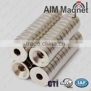 Super Strong Ring Loop Countersunk Magnet 30x10mm Hole 6mm thumbnail-2
